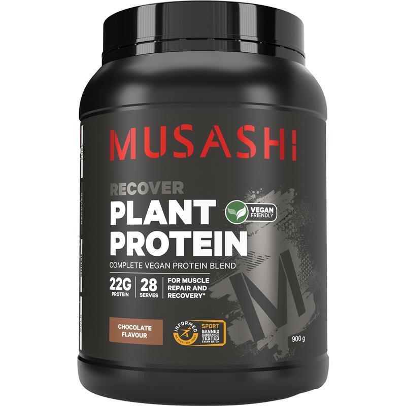 Load image into Gallery viewer, Musashi Plant Protein Chocolate 900g
