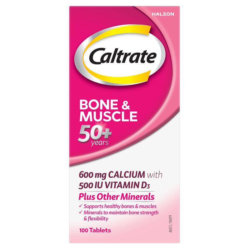 Load image into Gallery viewer, Caltrate Bone &amp; Muscle 50+ 100 Tablets
