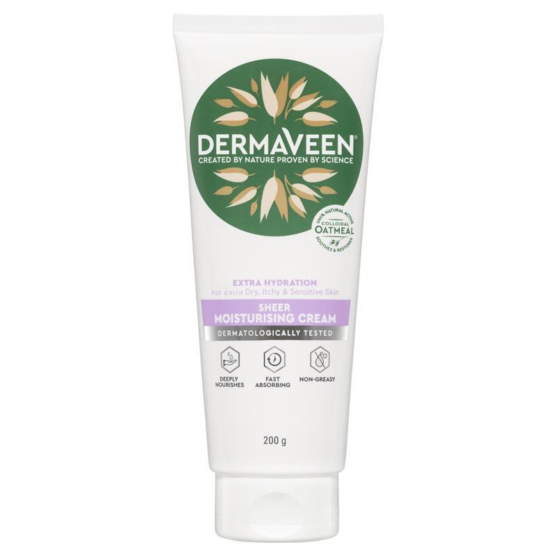 Load image into Gallery viewer, DermaVeen Extra Hydration Sheer Moisturising Cream 200g
