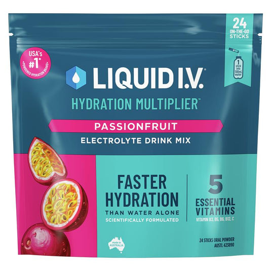 Liquid IV Hydration Passionfruit 24 Sachets