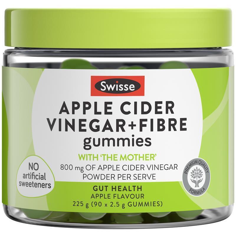 Load image into Gallery viewer, Swisse Apple Cider Vinegar + Fibre Gummies 90 Pack
