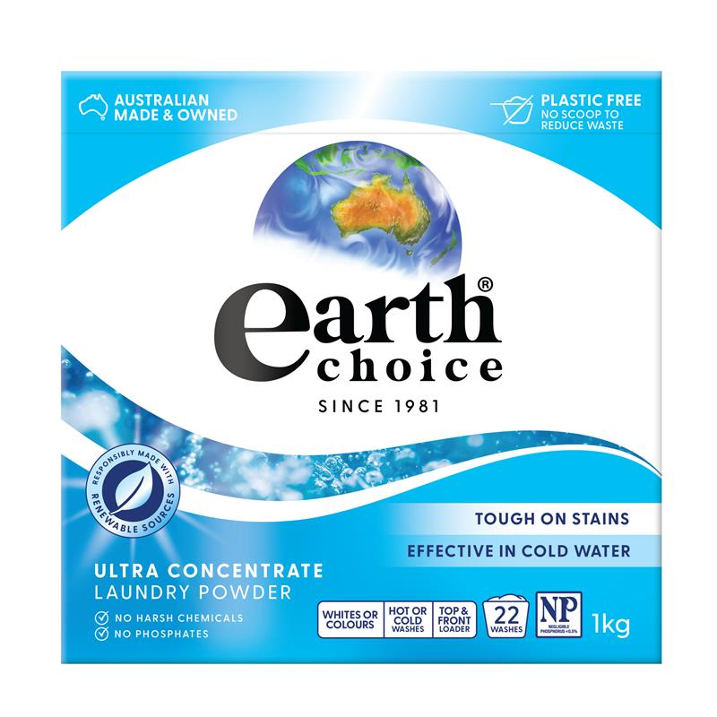 Load image into Gallery viewer, Earth Choice Laundry Powder Dual Format 1 kg

