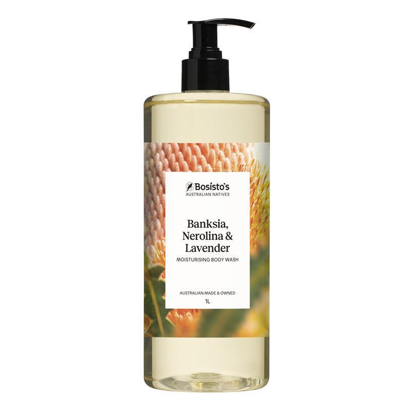 Load image into Gallery viewer, Bosisto's Banksia Nerolina &amp; Lavender Body Wash 1L
