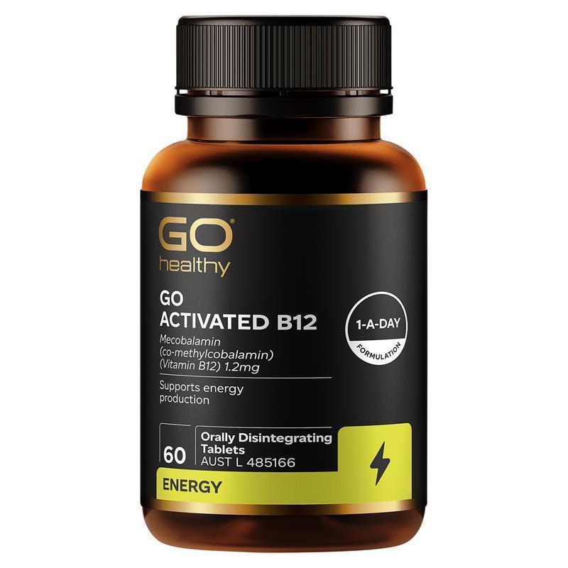Load image into Gallery viewer, Go Healthy Activated B12 60 Orally Disintegrating Tablets
