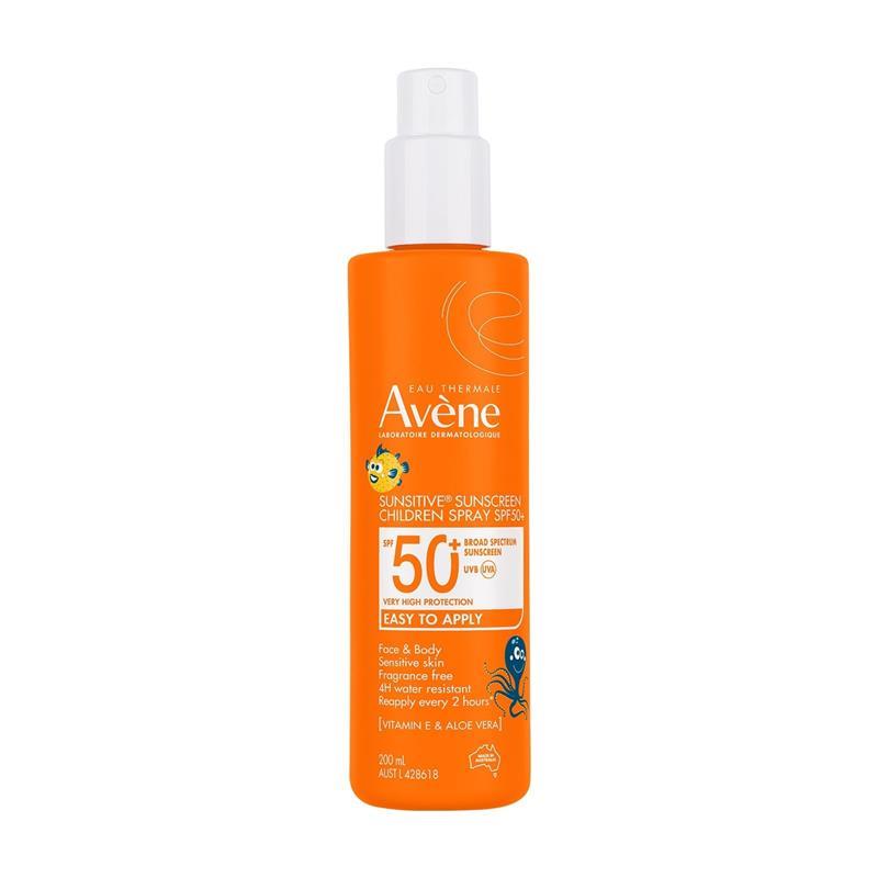 Load image into Gallery viewer, Avene Sunsitive Sunscreen Children Spray SPF 50+ 200ml
