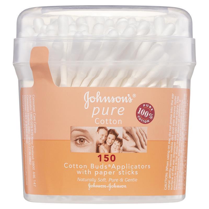 Load image into Gallery viewer, Johnson &amp; Johnson Cotton Buds 150 with Canister
