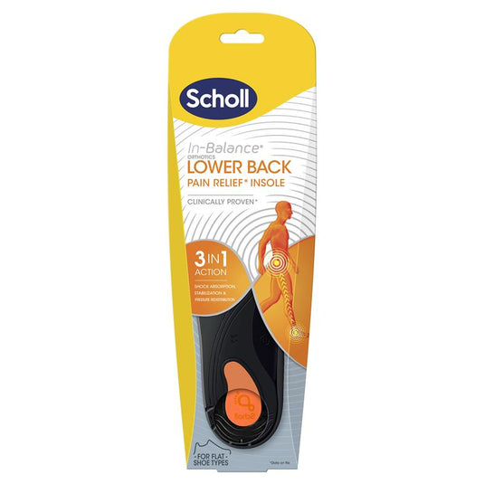 Scholl In Balance Lower Back Orthotic Insole Medium