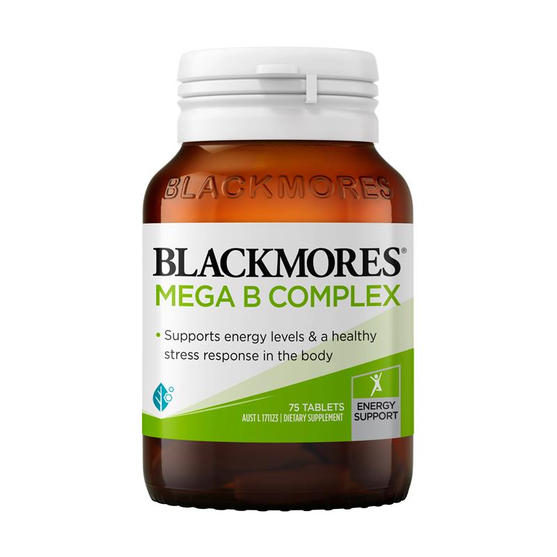 Load image into Gallery viewer, Blackmores Mega B Complex 75 Tablets
