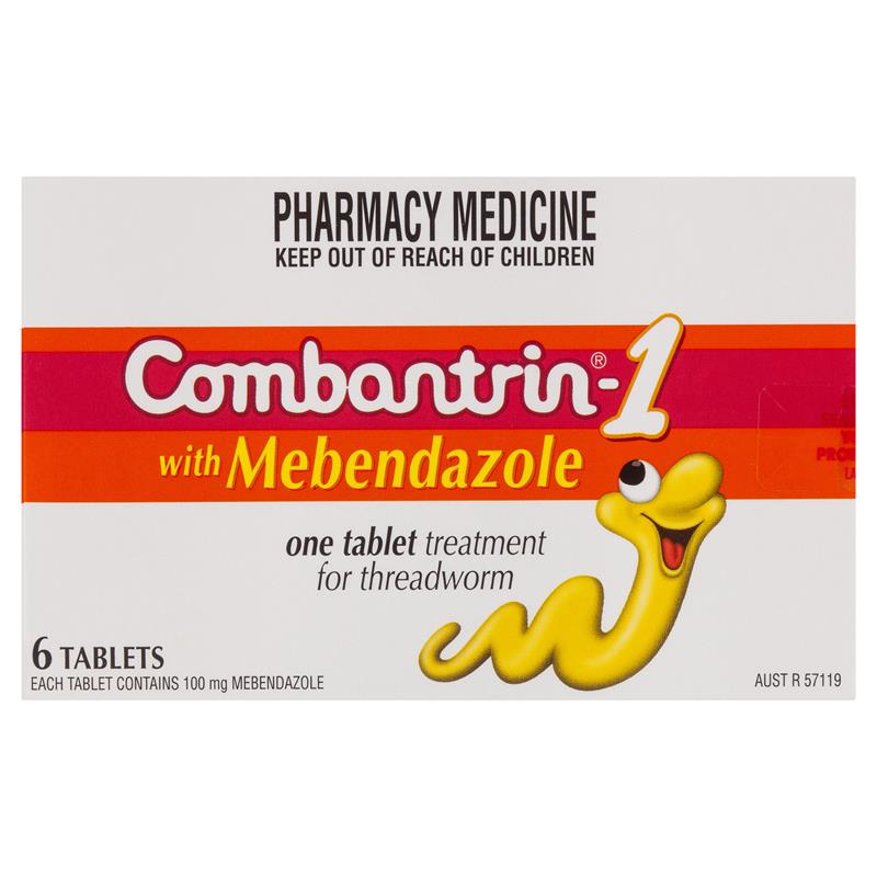 Load image into Gallery viewer, Combantrin -1 Threadworm Tablets 6 Pack
