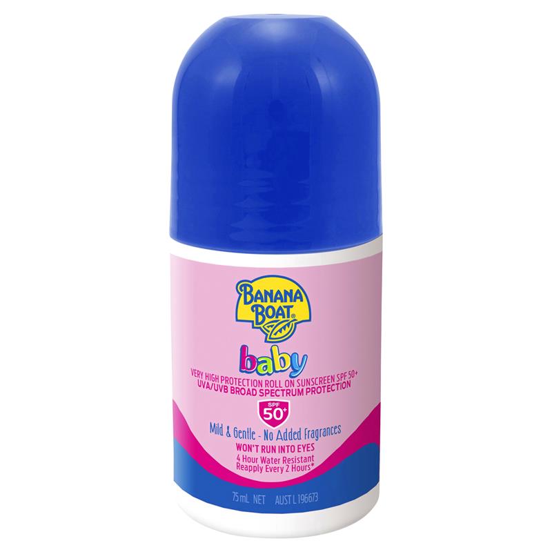 Load image into Gallery viewer, Banana Boat SPF 50+ Baby 75ml Roll On
