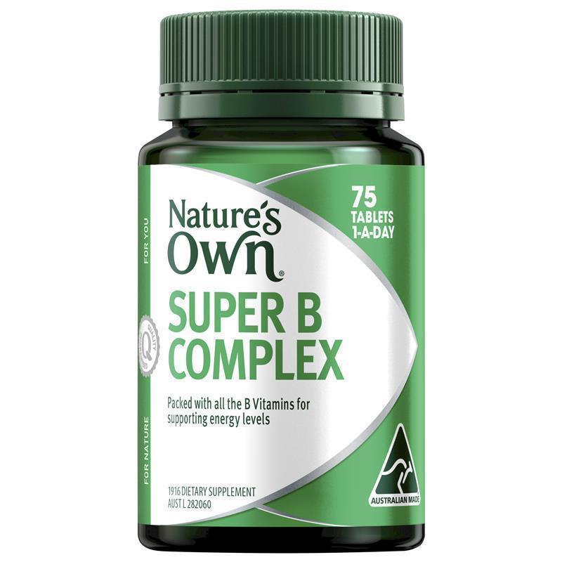 Load image into Gallery viewer, Nature's Own Super B Complex 75 Tablets
