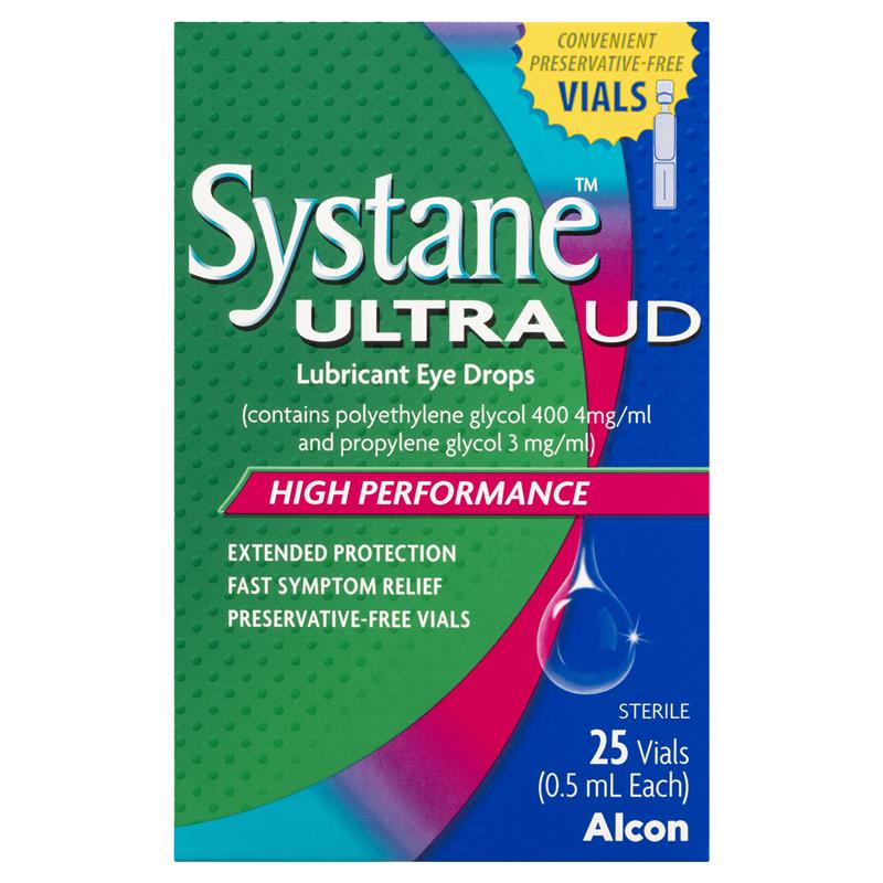 Load image into Gallery viewer, Systane Ultra Lubricant Eye Drops Preservative Free Unit Dose 25 x 0.5ml Vials
