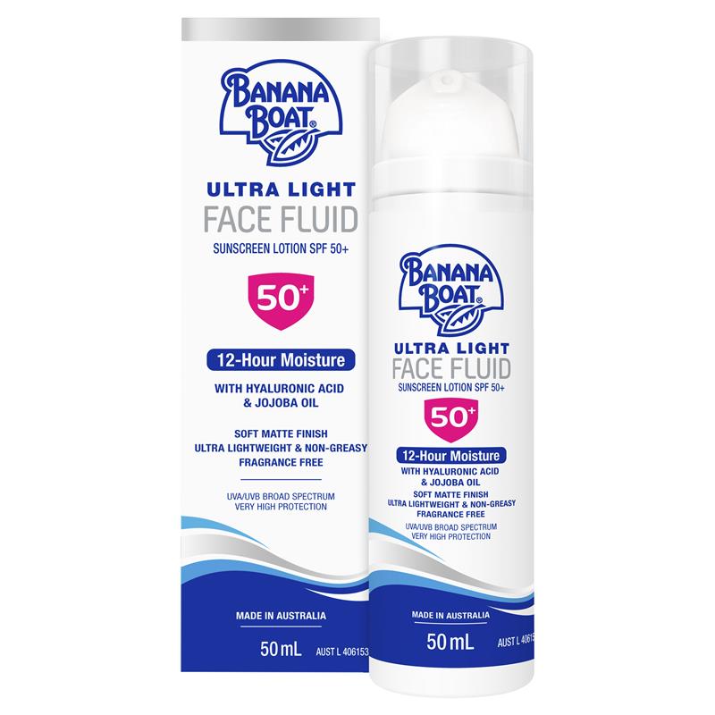 Load image into Gallery viewer, Banana Boat Ultra Light Face Fluid SPF 50+ 50ml
