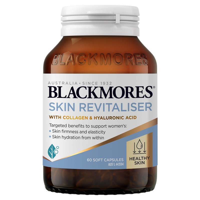 Load image into Gallery viewer, Blackmores Skin Revitaliser 60 Capsules
