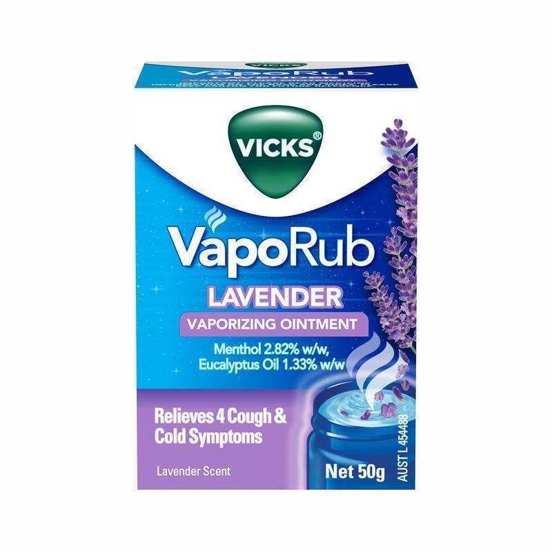Load image into Gallery viewer, Vicks VapoRub Lavender Decongestant Rub 50g
