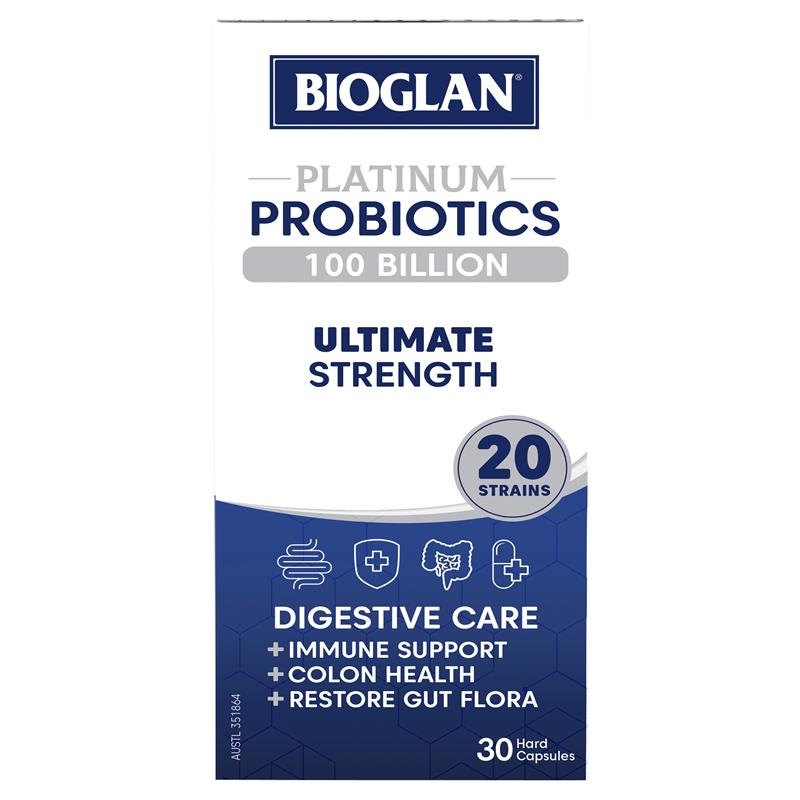 Load image into Gallery viewer, Bioglan Platinum Probiotic 100 Billion 30 Capsules
