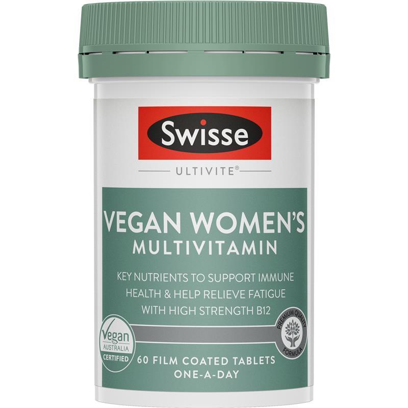 Load image into Gallery viewer, Swisse Vegan Womens Ultivite 60 Tablets

