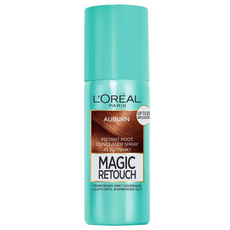 Load image into Gallery viewer, L'Oreal Paris Magic Retouch Temporary Root Concealer Spray - Auburn (Instant Grey Hair Coverage)

