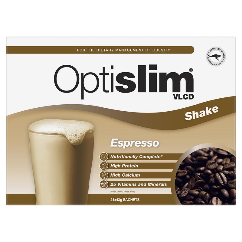 Load image into Gallery viewer, Optislim VLCD Expresso Coffee Milkshake 21 x 40g
