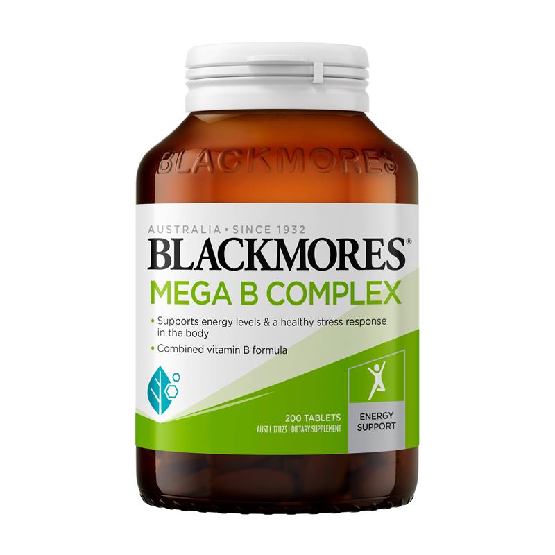 Load image into Gallery viewer, Blackmores Mega B Complex 200 Tablets
