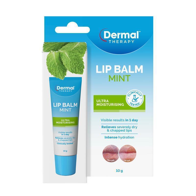 Load image into Gallery viewer, Dermal Therapy Lip Balm Tube Mint 10g
