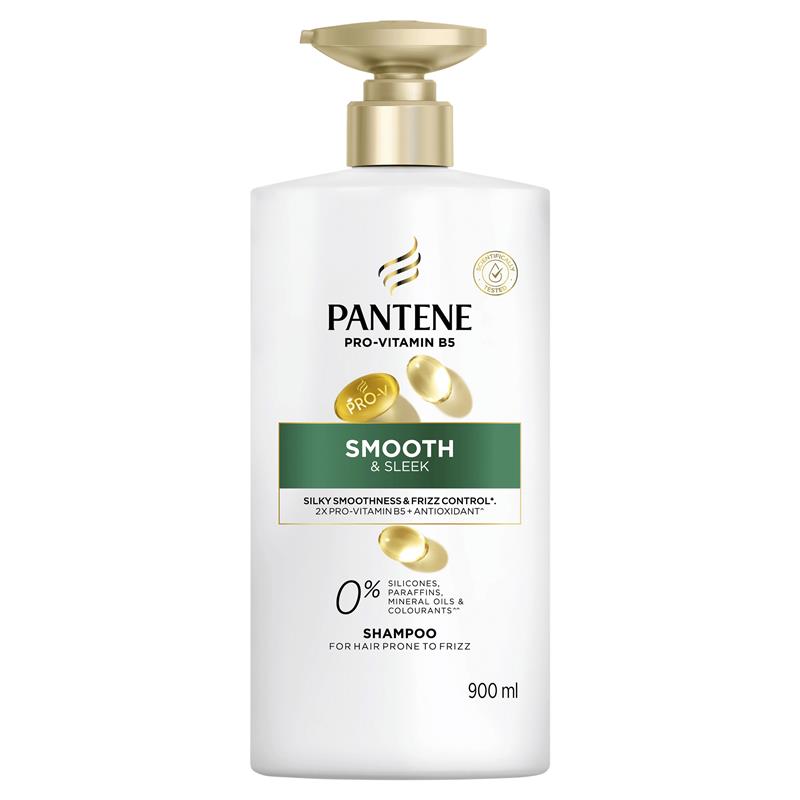 Load image into Gallery viewer, Pantene Smooth &amp; Sleek Shampoo 900ml
