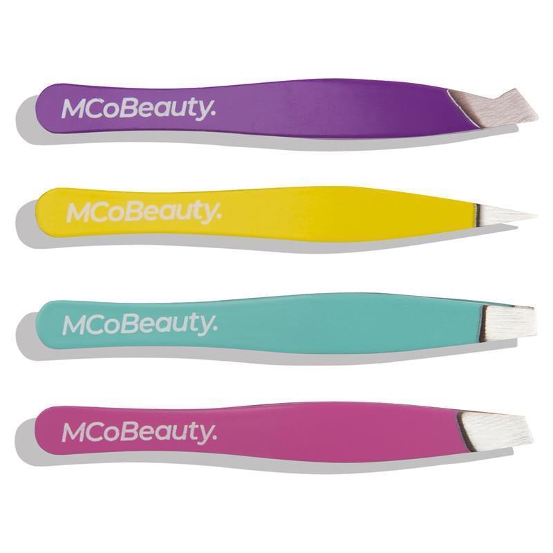 Load image into Gallery viewer, MCoBeauty Perfect Tweezers Professional 4 Pack Set
