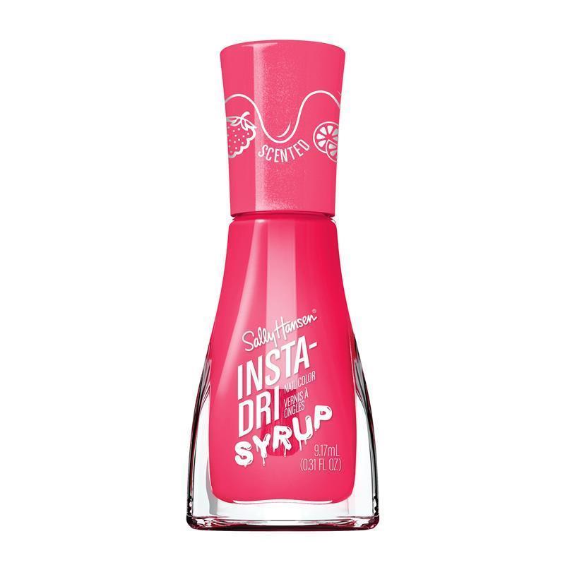 Load image into Gallery viewer, Sally Hansen Insta-Dri Scented Nail Polish Syrup Collection Pink Pour 9.17ml
