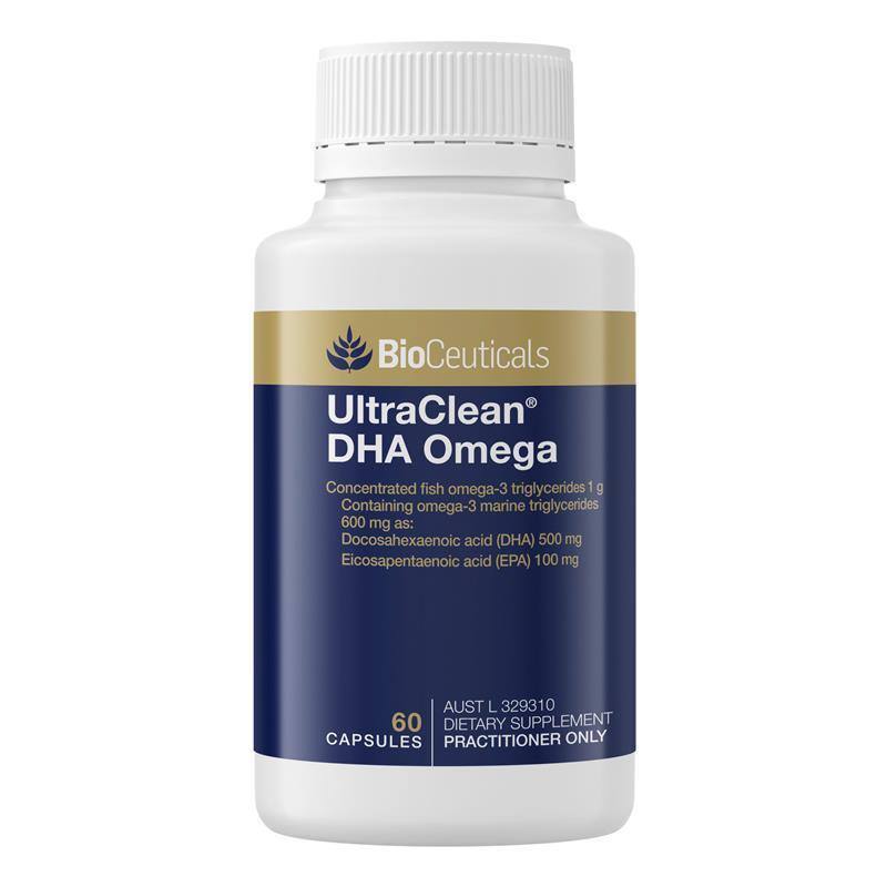 Load image into Gallery viewer, BioCeuticals UltraClean® DHA Omega 60 Capsules
