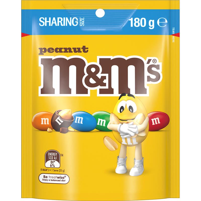 Load image into Gallery viewer, Mars M&amp;Ms Peanut Chocolate 180g
