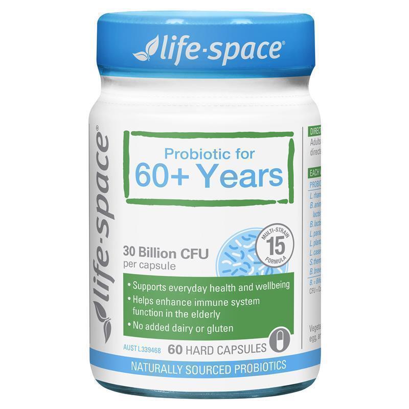 Load image into Gallery viewer, Life-Space Probiotic For 60+ Years 60 Capsules
