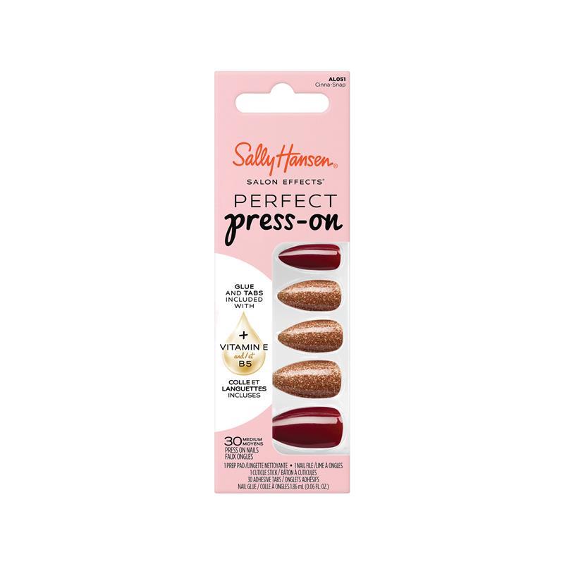 Load image into Gallery viewer, Sally Hansen Salon Effects Perfect Press-On Cinna-snap 30 Pieces
