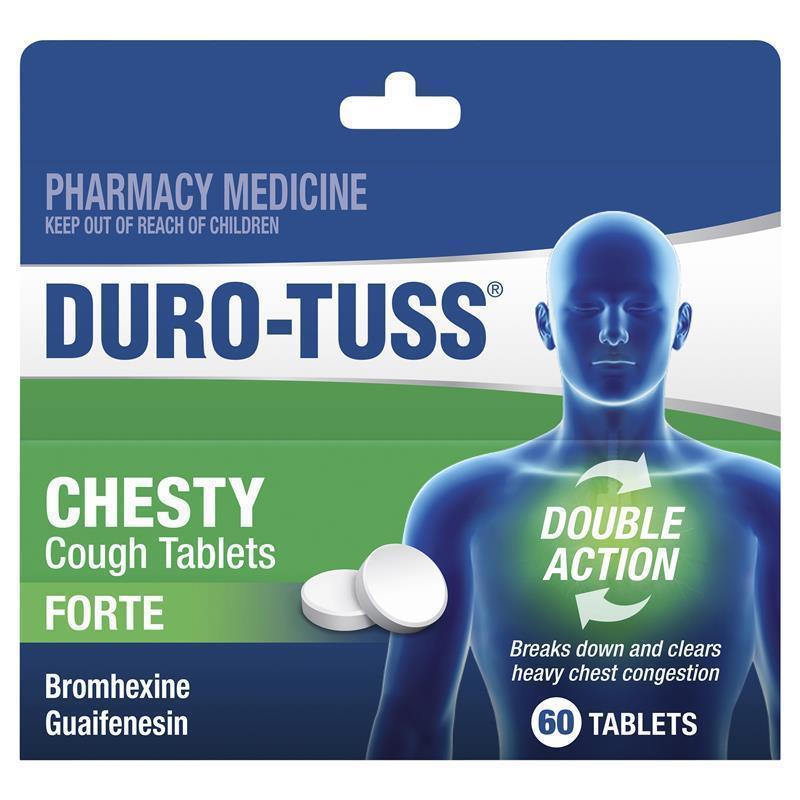 Load image into Gallery viewer, DURO-TUSS Chesty Cough Forte 60 Tablets
