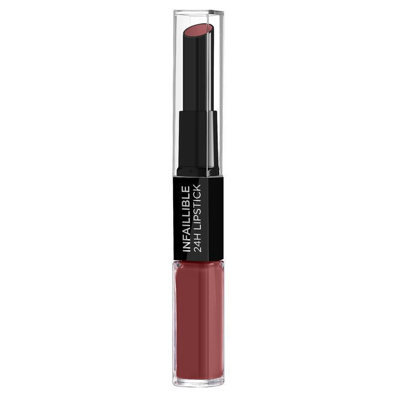 Load image into Gallery viewer, L'Oreal Paris Infallible 24H 2-Step Lipstick 801 Toujours Toffee
