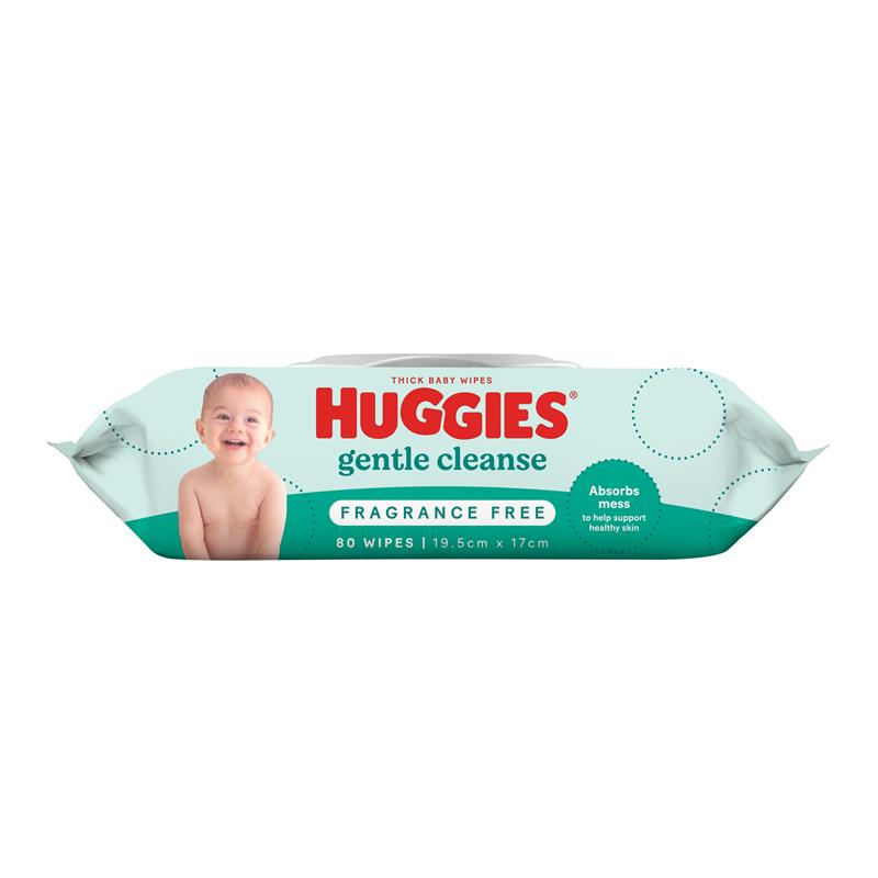 Load image into Gallery viewer, Huggies Baby Wipes Unscented 80 Refill
