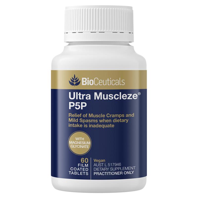 Load image into Gallery viewer, BioCeuticals Ultra Muscleze® P5P 60 Tablets

