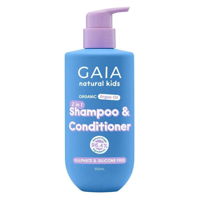 Load image into Gallery viewer, Gaia Natural Kids 2-in-1 Shampoo &amp; Conditioner 350mL

