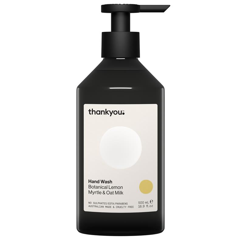 Load image into Gallery viewer, Thankyou Hand Wash Botanical Lemon Myrtle &amp; Oat Milk 500ml
