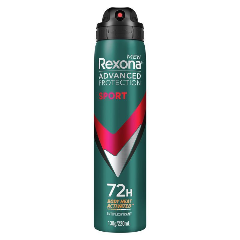Load image into Gallery viewer, Rexona Men Advanced Antiperspirant Aerosol Sport 220ml
