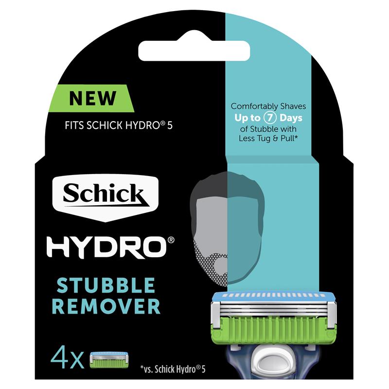 Load image into Gallery viewer, Schick Hydro Stubble Remover Mens Refill Razor Blades 4pk
