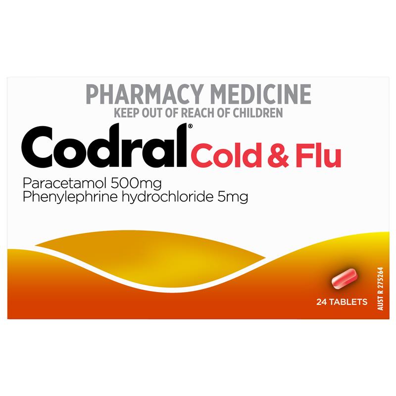 Load image into Gallery viewer, Codral PE Cold and Flu 24 Tablets
