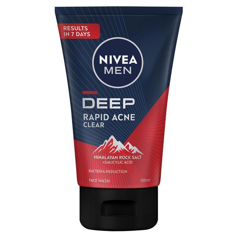 Load image into Gallery viewer, NIVEA MEN Face Wash Deep Rapid Acne Clear 150ml
