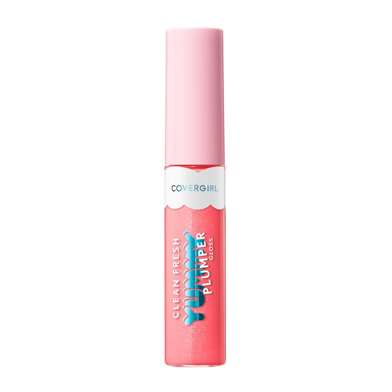 Load image into Gallery viewer, Covergirl Clean Fresh Yummy Gloss Plumper Lip Gloss #840 Be Chill My Heart 1.7ml
