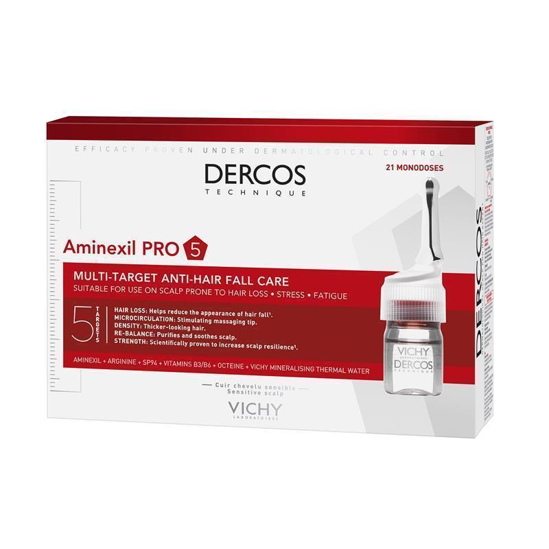 Load image into Gallery viewer, Dercos Energising Aminexil Ampoules
