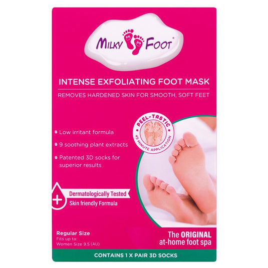 Milky Foot Intense Exfoliating Foot Mask Regular