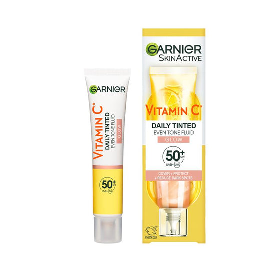 Garnier Vitamin C Glow Daily Tinted Eventone Fluid SPF 50+ 40ml