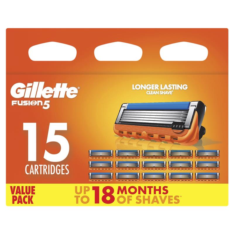 Load image into Gallery viewer, Gillette Fusion Blades 15 Pack
