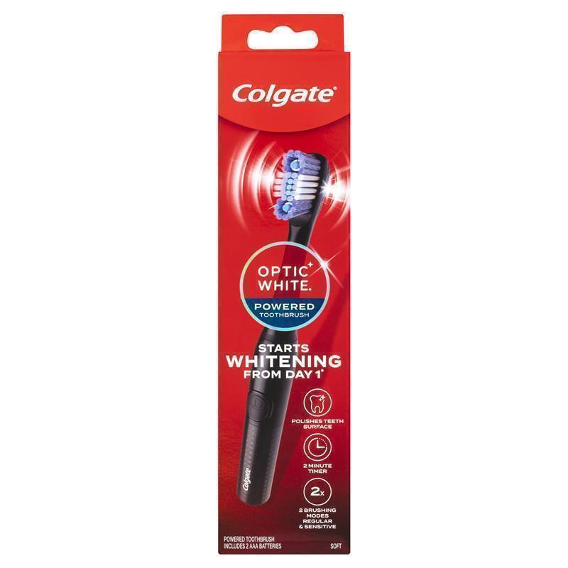 Load image into Gallery viewer, Colgate Optic White Power Toothbrush Soft
