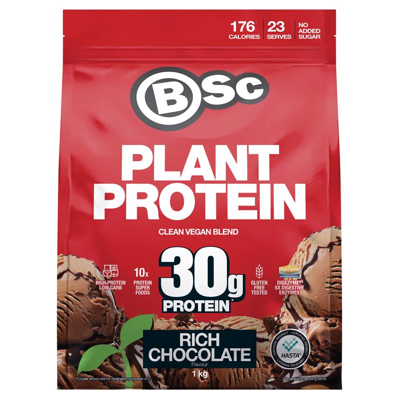 Load image into Gallery viewer, BSc Clean Plant Protein Rich Chocolate 1kg
