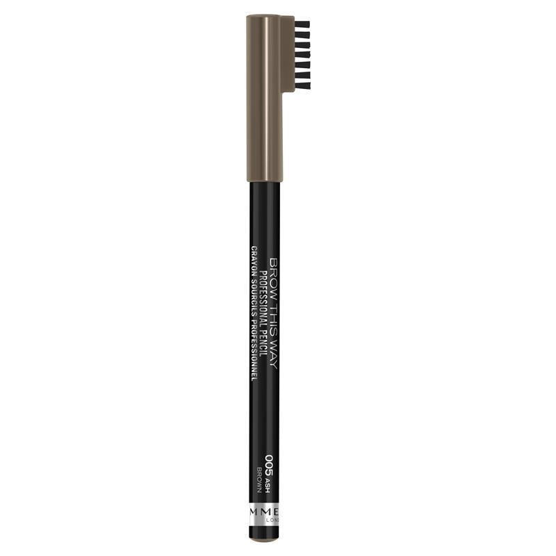 Load image into Gallery viewer, Rimmel Brow This Way Professional Pencil 005 Ash Brown
